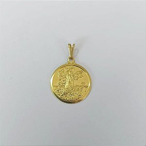 PINGENTE NO BRUTO PRONTO PARA O BANHO(11879) - PINGENTE NOSSA SENHORA DE FÁTIMA 20MM PESO 2,2GR - BRU0003631