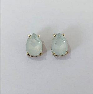 BRINCO NO BRUTO PRONTO PARA O BANHO / BASE EM ALTA FUSÃO 10X14MM COM PEDRA EM RESINA / PESO 2,7GR - BRU0003723