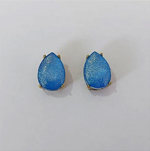 BRINCO NO BRUTO PRONTO PARA O BANHO / BASE EM ALTA FUSÃO 10X14MM COM PEDRA EM RESINA / PESO 2,7GR - BRU0003724