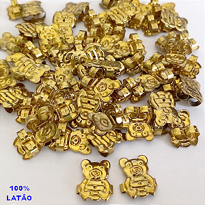 ACESSORIO NO BRUTO PRONTO PARA O BANHO(AV) - TARAXA MAGICA (4x10mm) COMPOSIÇÃO 100% LATÃO - PESO DO 0,04GR - (VENDA POR UNIDADE) BRU3753