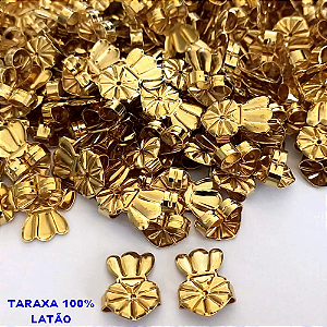 ACESSORIO NO BRUTO PRONTO PARA O BANHO(AV) - TARAXA MAGICA (9x10mm) COMPOSIÇÃO 100% LATÃO - PESO DO 0,04GR - (VENDA POR UNIDADE) BRU3754