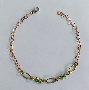 PULSEIRA NO BRUTO PRONTO PARA O BANHO LATÃO - (CX.149) PULSEIRA SIMPLES E DELICADA TAMANHO 18CM - PESO TOTAL 1.8GR BRU23949