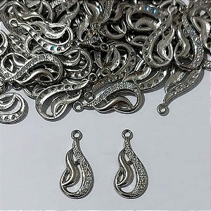 ACESSÓRIO NO BRUTO PRONTO PARA O BANHO (MAD)(CX150) - PINGENTE ESTILO GOTA - TAMANHO 9MM - PESO 0,7GR - BRU24002