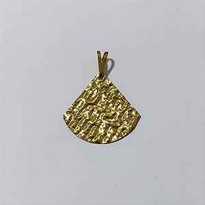 PINGENTE NO BRUTO PRONTO PARA O BANHO - PINGENTE MARTELADA (V1885)- TAMANHO: 21X21MM - PESO: 1,1GR - BRU23991