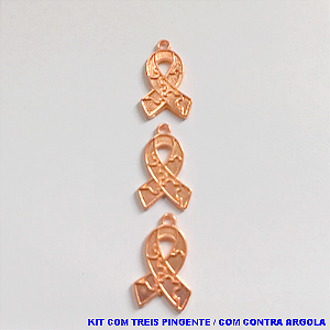 PINGENTE NO BRUTO PRONTO PARA O BANHO(CX151)(AUTISTA) - KIT COM TREIS PINGENTES TAMANHO 2,5X1,5CM / com contra argola- PESO TOTAL 1,3GR(cada pingente) - BRU24207