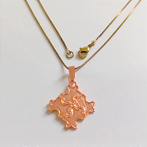 GARGANTILHA NO BRUTO PRONTO PARA O BANHO (CX151) (AUTISTA) CORRENTE VENEZIANA DE 45CM- TAMANHO 1,5CM - PESO TOTAL 2.9GR - BRU24212