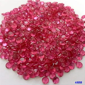 ACESSORIO NO BRUTO PRONTO PARA O BANHO(CX153) - (ZIRCONIA) "4.0MM" REDONDA (PRIMEIRA LINHA)COMPOSIÇÃO 100% ZIRCONIA - BRU24213