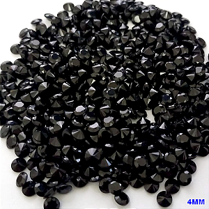 ACESSORIO NO BRUTO PRONTO PARA O BANHO(CX153) - (ZIRCONIA) "4.0MM" REDONDA (PRIMEIRA LINHA)COMPOSIÇÃO 100% ZIRCONIA - BRU24236