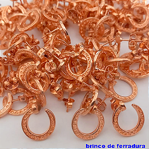 BRINCO NO BRUTO PRONTO PARA O BANHO - (CRIS) BRINCO DE PINO 10MM - PESO TOTAL 1.5GR - BRU24445