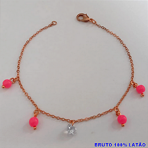 PULSEIRA NO BRUTO PRONTO PARA O BANHO(CX155)(COM CORRENTE SIMPLES TODA TRABALHADA ) PESO 1.8GR(TAMANHO 18CM) BRU24474