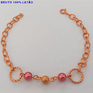 PULSEIRA NO BRUTO PRONTO PARA O BANHO(CX156)(SIMPLES E DELICADA ) PESO 4.4GR(TAMANHO 18CM) BRU24485
