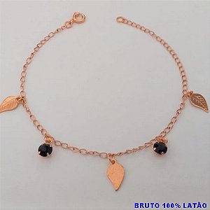 PULSEIRA NO BRUTO PRONTO PARA O BANHO(CX156)(COM CORRENTE SIMPLES E DELICADA ) PESO 1.7GR(TAMANHO 18CM) BRU24490