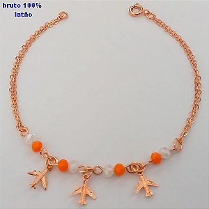 PULSEIRA NO BRUTO PRONTO PARA O BANHO(CX156) PULSEIRA SIMPLES E DELICADA COM PINDURICALHO) PESO 2.5GR (TAMANHO 18CM) BRU24550