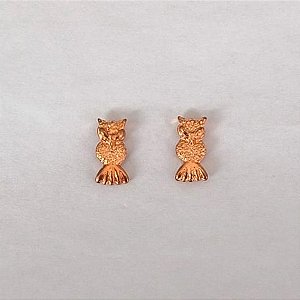 BRINCO NO BRUTO PRONTO PARA O BANHO(CX158)(BRINCO DE CORUJA 12MM)( PESO 2.6GR (BRU24622