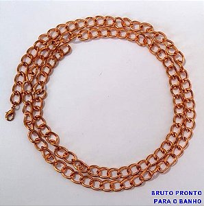 CORRENTE NO BRUTO PRONTO PARA O BANHO(CX158)- CORRENTE 80CM - PESO TOTAL 58.0GR - BRU24632