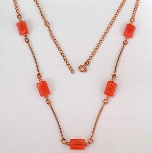 GARGANTILHA NO BRUTO PRONTO PARA O BANHO(CX158)- GARGANTILHA DE 45CM - PESO TOTAL 6.3GR - BRU24634