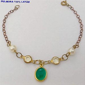 PULSEIRA NO BRUTO PRONTO PARA O BANHO(CX162)- PULSEIRA SIMPLES E DELICADA / - PESO TOTAL 2.2GR - BRU24795