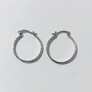 BRINCO EM AÇO INOXIDÁVEL - (CX.145) BRINCO ARGOLA 2X24MM (ARGI0187) - COMPOSIÇÃO: AÇO INOXIDÁVEL - AÇO2241