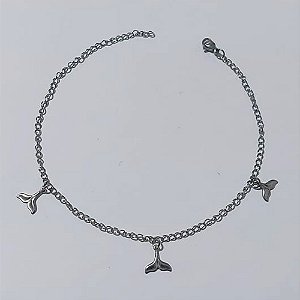 TORNOZELEIRA EM AÇO INOXIDÁVEL(CX166)- TORNOZELEIRA 26CM COM RABO DE BALEIA - COMPOSIÇÃO: AÇO INOXIDÁVEL - AÇO2256