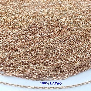 CORRENTE CADEADO (A MAIS FINA 1.1MM )CORRENTE VENDIDA COM PACOTE DE 100MTS BRU24918