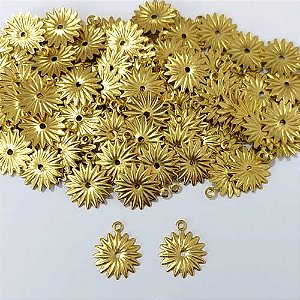 ACESSÓRIO NO BRUTO PRONTO PARA O BANHO - (V4099) ACESSÓRIO FLOR 11MM - PESO TOTAL 0,4GR - COMPOSIÇÃO: 100% LATÃO - BRU0003834