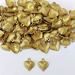 ACESSÓRIO NO BRUTO PRONTO PARA O BANHO - (V4065) ACESSÓRIO CORAÇÃO 10MM - PESO TOTAL 0,3GR - COMPOSIÇÃO: 100% LATÃO - BRU0003841