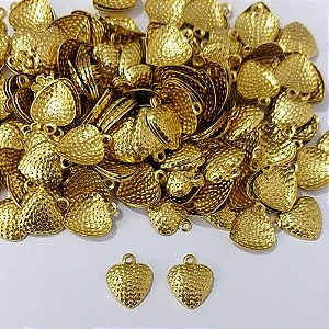 ACESSÓRIO NO BRUTO PRONTO PARA O BANHO - (V4030) ACESSÓRIO CORAÇÃO 10MM - PESO TOTAL 0,4GR - COMPOSIÇÃO: 100% LATÃO - BRU0003842