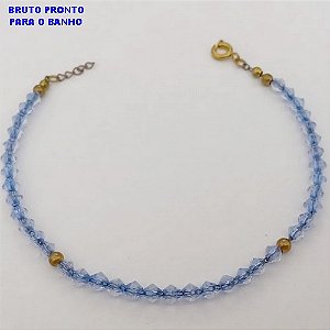 PULSEIRA NO BRUTO PRONTO PARA O BANHO(CX174) PULSEIRA SIMPLES E DELICADA / PESO TOTAL 1.5GR / TAMANHO 18CM / BRU25312