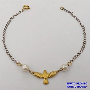 PULSEIRA NO BRUTO PRONTO PARA O BANHO(CX175) PULSEIRA SIMPLES E DELICADA / PESO TOTAL 1.5GR / TAMANHO 18CM / BRU25320