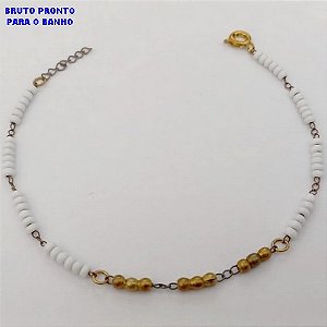 PULSEIRA NO BRUTO PRONTO PARA O BANHO(CX176) PULSEIRA SIMPLES E DELICADA 18CM / PESO 1,4GR / BRU25380