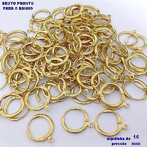 ACESSORIO NO BRUTO PRONTO PARA O BANHO - ARGOLINHA DE PRESSÃO(TRANQUETA)100% TATÃO - TAMANHO "16MM" - VENDIDA POR UNIDADE - PESO DA UNIDADE 0,07GR - BRU25484