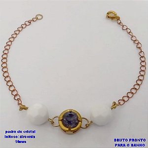 PULSEIRA NO BRUTO PRONTO PARA O BANHO - PUULSEIRA SIMPLES E DELICADA- TAMANHO 18CM - PESO:2.9GR - BRU25553