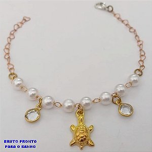 PULSEIRA NO BRUTO PRONTO PARA O BANHO - PUULSEIRA SIMPLES E DELICADA- TAMANHO 18CM - PESO:2.4GR - BRU25554