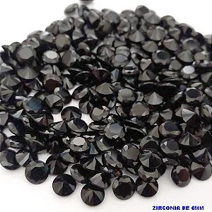 ACESSORIO NO BRUTO PRONTO PARA O BANHO(CX184) - (ZIRCONIA) "6.0MM" REDONDA (PRIMEIRA LINHA)COMPOSIÇÃO 100% ZIRCONIA - BRU25702
