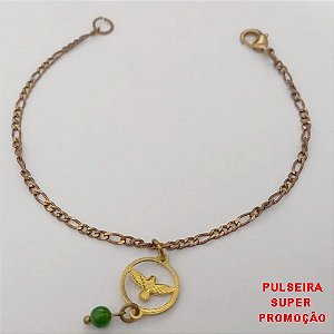 PULSEIRA NO BRUTO PRONTO PARA O BANHO (CX185) - PULSEIRA NO BRUTO SIMPLES E DELICADA- TAMANHO 18CM / PESO TOTAL 2.8GR - BRU25817