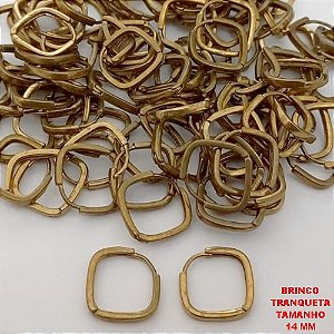 BRINCO NO BRUTO PRONTO PARA O BANHO(CX185)- BRINCO ARGOLINHA DE PRESSÃO(TRANQUETA)- TAMANHO 12MM / PESO TOTAL 1.4GR - BRU25843