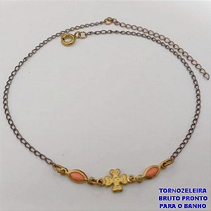 TORNOZELEIRA NO BRUTO PRONTO PARA O BANHO(CX132)- BTORNOZELEIRA )- / PESO TOTAL 1.6GR - BRU25858