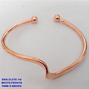 BRACELETE NO BRUTO PRONTO PARA O BANHO(CX166) - BRACELETE NO BRUTO (PESO 11.1GR) - BRU25940