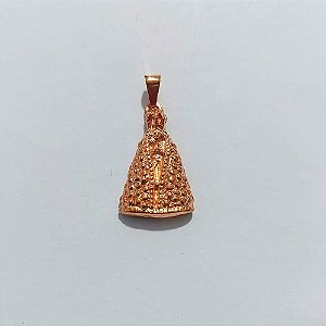 PINGENTE NO BRUTO PRONTO PARA O BANHO(CX152) - PINGENTE NOSSA SRA APARECIDA 25MM - PESO 4,3GR - BRU27081