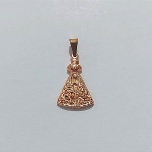 PINGENTE NO BRUTO PRONTO PARA O BANHO(CX152) - PINGENTE NOSSA SRA APARECIDA 22MM - PESO 2GR - BRU27082