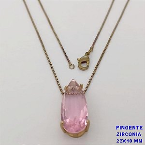 GARGANTILHA NO BRUTO PRONTO PARA O BANHO -(CX122) GARGANTILHA COM CORRENTE VENEZIANA DE 45CM COM PEDRA 22X10MM COM BASE EM ALTA FUSÃO - PESO 4.5GR - COMPOSIÇÃO 100% LATÃO - BRU25956