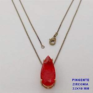 GARGANTILHA NO BRUTO PRONTO PARA O BANHO -(CX122) GARGANTILHA COM CORRENTE VENEZIANA DE 45CM COM PEDRA 22X10MM COM BASE EM ALTA FUSÃO - PESO 4.5GR - COMPOSIÇÃO 100% LATÃO - BRU25957