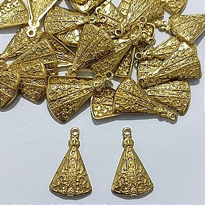 ACESSÓRIO NO BRUTO PRONTO PARA O BANHO - (1932) NOSSA SRA APARECIDA 20MM - PESO 1,5GR - COMPOSIÇÃO 100% LATÃO- BRU27085