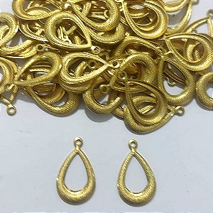 ACESSÓRIO NO BRUTO PRONTO PARA O BANHO - (2245) (CX.71) GOTA VAZADO 15MM - PESO 0,4GR - COMPOSIÇÃO 100% LATÃO - BRU27125