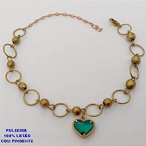 PULSEIRA NO BRUTO PRONTO PARA O BANHO(CX189) -PULSEIRA 100% LATÃO -TAMANHO 18CM- PESO TOTAL 5.9GR - BRU26078