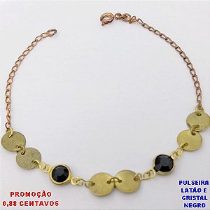 PULSEIRA NO BRUTO PRONTO PARA O BANHO(CX192)SIMPLES E DELICADA - TAMANHO 18CM )PESO 3.9GR- BRU26824