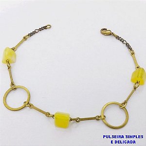 PULSEIRA NO BRUTO PRONTO PARA O BANHO(CX193)SIMPLES E DELICADA 18CM (PESO 3.1GR ) BRU26898