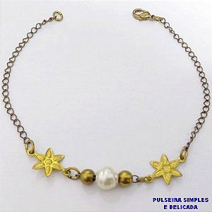 PULSEIRA NO BRUTO PRONTO PARA O BANHO(CX193)SIMPLES E DELICADA 18CM (PESO 1.6GR ) BRU26900