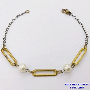 PULSEIRA NO BRUTO PRONTO PARA O BANHO(CX193)SIMPLES E DELICADA 18CM (PESO 1.9GR ) BRU26901