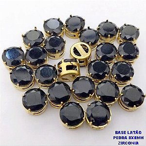 PINGENTE NO BRUTO PRONTO PARA O BANHO(POTE) /PINGENTE COM BASE 100% LATÃO DE 8MM(ZIRCONIA DE 8X8MM)VENDIDA POR UNIDADE / PESO 0,05GR - BRU28072